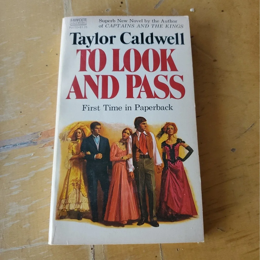 Lot of 35 Taylor Caldwell Vintage Paperback Historical Romance Books NOS